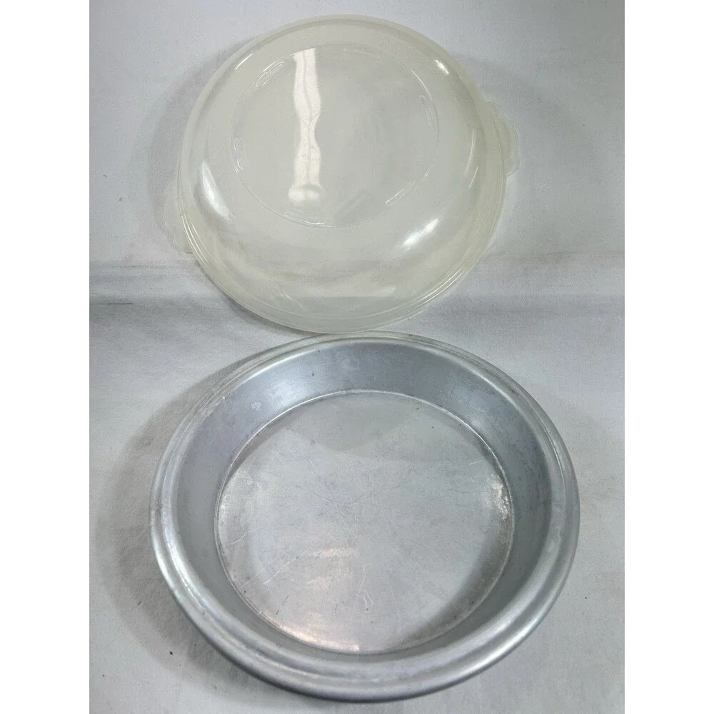 Vintage Nordic Ware Naturals Aluminum Pie Pan Domed Vented Lid 10